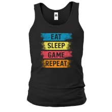 Майка Eat Sleep Game Repeat