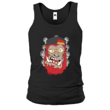 Мужская майка Gorilla with red beard