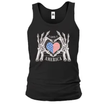 Майка I Love U America