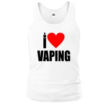 Мужская майка I love Vaping