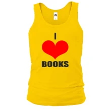 Чоловіча майка I love books