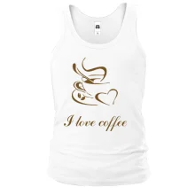 Майка I love coffee
