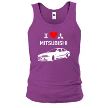 Майка I love mitsubishi