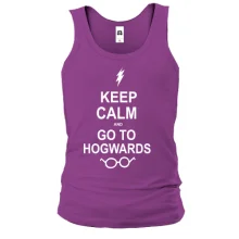Чоловіча майка Keep calm and go Hogwards