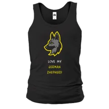 Майка Love My German Shepherd
