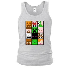 Майка Minecraft Creeper Patern