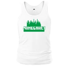 Майка Minecraft Green Logo