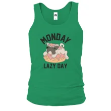 Майка Monday Lazy Day Собака