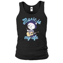 Чоловіча майка Music is My Life