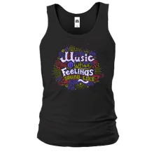 Майка Music is what Feelings sound like