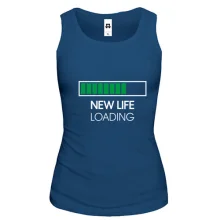 Женская майка New Life loading