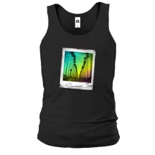 Майка Polaroid Summer Time с пальмами