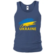 Чоловіча майка з написом «Pray for Ukraine»
