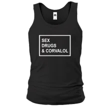 Чоловіча майка Sex drugs & corvalol