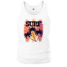 Майка Surf and Palm trees