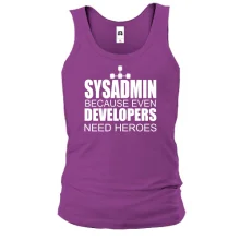Чоловіча майка Sysadmin