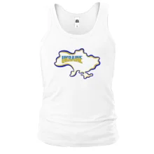 Майка Ukraine с картой (Вышивка)