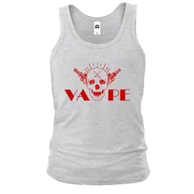 Мужская майка Vape с черепом