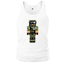Майка Воин ВСУ в стиле Minecraft