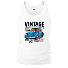 Чоловіча майка Volkswagen Beetle - Vintage Race
