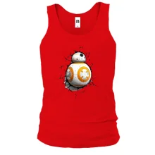 Чоловіча майка "BB-8 у стіні"
