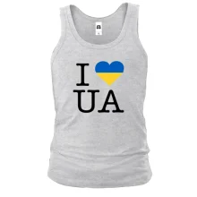 Чоловіча майка "I ♥ UA"