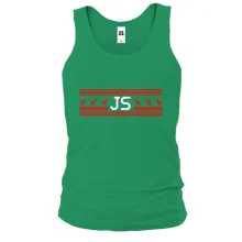 Чоловіча майка "JavaScript та олені"