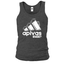 Мужская майка "apivas буде?"