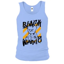 Майка c плюшевым мишкой "black wahite"