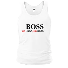 Чоловіча майка для шефа "не hugo, но boss"