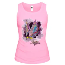 Женская майка lorem ipsum butterfly