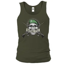 Мужская майка military style