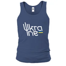Чоловіча майка з емблемою Ukraine (Україна)