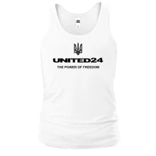 Майка с гербом "united24 the power of freedom"