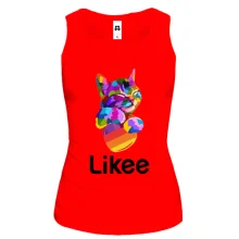 Майка с котиком "Likee"