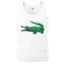 Майка с крокодилом "Lacoste"