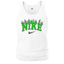 Майка с лого Nike в пламени