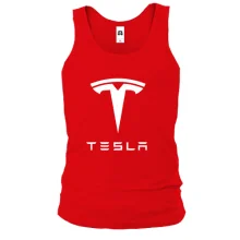 Чоловіча майка з лого Tesla
