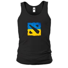 Майка с логотипом Dota 2 в украинском стиле