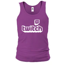 Майка с логотипом twitch