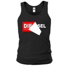Майка с надписью Diesel