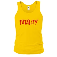 Майка с надписью Fatality (Mortal Kombat)