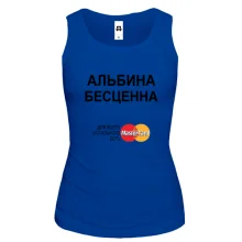 Жіноча майка з написом 