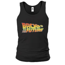 Майка с надписью "Back to future"
