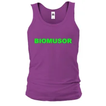 Майка с надписью "Biomusor"