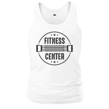 Майка с надписью "FITNESS CENTER"