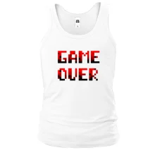 Майка с надписью "Game over"