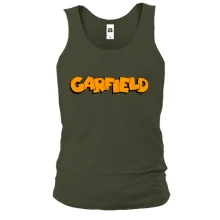 Мужская майка с надписью "Garfield"
