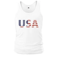 Майка с надписью "USA"