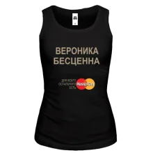 Жіноча майка з написом 